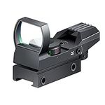 Paike Red Dot Sight Reflex Sights 4 Styles Reticles with 20mm Rail