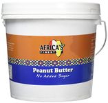 African Finest Peanut Butter No Added Sugar, 5kg(Pack of 1)