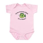 CafePress Great Grandpa Says I'm A Keeper! Baby Onesie Cute Infant Bodysuit Baby Romper Petal Pink