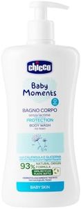 Chicco Baby Moments Bagno Corpo senza Lacrime, Bagnoschiuma Per Bambini, con Formula Naturale, Con Estratto di Calendula, Proprietà Emolienti, 0+ Mesi - 500 ml
