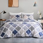 Navy And White Duvet