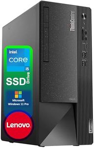 Lenovo ThinkCentre Business Desktop| Intel Core i5 Processor | 32GB RAM | 1TB SSD | Support Upto 3 Monitors | HDMI & USB-C | Ethernet | Wi-Fi | Bluetooth | Keyboard & Mouse| Windows 11 Pro