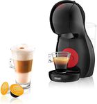 Nescafé Dolce Gusto DeLonghi Piccolo XS Pod Capsule Coffee Machine, Espresso, Cappuccino and more, EDG210.B, Black & Red