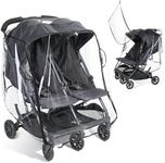 IvyWind Double Stroller Rain Cover,