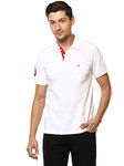 AMERICAN CREW Men's Regular Fit Polos (AC278-M_White_Medium)