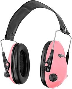 BOOMSTICK Pink Electronic Ear Muff with 4 AAA