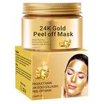 Peel Off Face Masks, Gold Face Peel Anti Wrinkle Anti Aging Facial Mask,Deep Skin Clean Purifying Acne,Reduces Fine Lines & Wrinkles,Skin Care Face Lifting Firming Mask