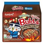 Oceanbuy x Samyang Buldak Hot Chicken Ramen Yakisoba Noodles - Value Pack of 5 (130g Each)