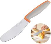 Butter Knife Spreader, Little Cook 4.7 Inch Sandwich Butter Spreader Knife, Stainless Steel Spreaders for Food with Serrated Edge , Great for Butter, Cheese, Peanut, Sandwhich, Jam, Dishwasher Safe