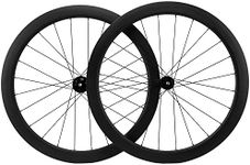 Superteam 700c Tubeless Disc Brake Carbon Wheelset 50mm Road Bike 25mm Rim Width Wheel