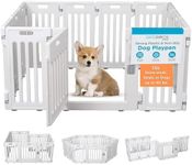 BIRDROCK HOME Dog Playpen w/Door, 1