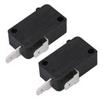 KW3AT-16 Universal Microwave Door Switch for Microwaves Pack of 2 Black