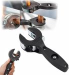 Ratcheting Tubing Cutter, 2 in 1 Close Quarters Tube Compact Cutter, Portable Ratcheting Tubing Cutter Tool for Cutting Copper, PVC, and Soft Metal Pipes (Black 1pcs)