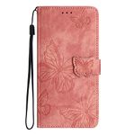 Mavis's Diary Phone Wallet Case iPhone 8 Cover Compatible with iPhone 6| 7| 8| SE2| SE3, Elegant Embossed PU Leather Folio Shell Card Holder Magnetic Folding Flip Case for Women (Coral Pink)