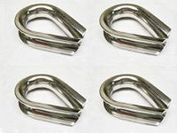 Stainless Steel Wire Rope Thimbles 8MM x4