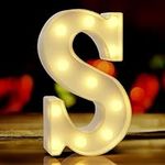 Marquee Light Up Letters S, Led Dec
