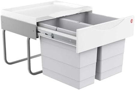 Hailo 3644701 Collecteur de déchets TR Swing 50.2/30 pour armoires d'une Largeur Minimale de 500 mm avec Porte pivotante