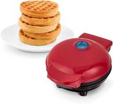 A&V Waffle Maker, Waffle Maker Machine, Waffles Maker, Mini Waffle Maker, Waffle Machine, Waffle Iron, Waffles Maker Machine, Mini waffle Maker for Home, Waffle Maker Electric, Waffle Maker, Red