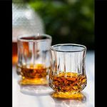 UI Intros Long Champ Crystal Clear Glass Shot Glass Set of 6 Pcs 60 ml Each Cup of Taquila Glass Liquor Glass