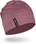 EMPIRELION 9" Multifunctional Lightweight Beanies Hats for Men Women Running Skull Cap Helmet Liner Sleep Caps (Ruby Wine Mel., 1)