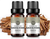 2-Pack Sandalwood Essential Oils, 100% Pure, Undiluted, Premium Grade Sandalwood Oil - 2x10 mL