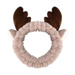 Elk Skin Care Headband for Women Girls Face Wash headbands Cute Spa Makeup headbands for Washing Face Headwarps Hairband Lovely Hair Accessories for Women Skincare Hair Head Band