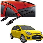 DS ENTERPRISE Drill Free Roof Rails for Ford Figo All Models - Black Color (Pack of 2)