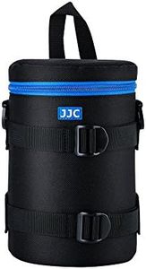 JJC Deluxe Lens Case Pouch Bag for Canon EF 70-200mm f4L USM/EF 70-300mm f4-5.6L IS USM/28-300mm f3.5-5.6, Nikon AF-S 70-200mm f4G ED VR/AF 80-200mm f2.8D ED & More Lenses below 4.3" x 7.4"(D x L)