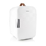 Subcold Pro15 Luxury Mini Fridge Cooler | Compact 15L Portable Small Fridge 12v & 240v | Efficient Quiet Cooling System | Ideal for Bedroom, Office, Beauty & Car (Chequer White)