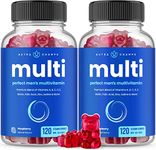 (2-Pack) Multivitamins for Men | Mens Multivitamin Gummies | Bones, Brain, Heart, Immune & Energy Supplement | Mens Vitamin A, B, C, D, E, Biotin & Folic Acid | 120 Gummy Vitamins