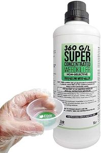 Elixir Gardens 1 Litre 360 g/l Glyphosate Commercial Industrial Strength Weed Killer | Treats up to 1666 sq.m | Concentrated Herbicide/Weedkiller