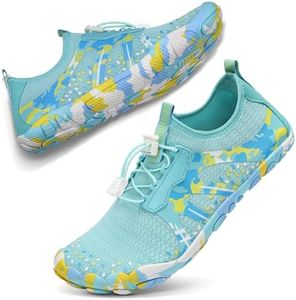 ATHMILE Hiking Barefoot Water Shoes for Women Men Beach Swim Aqua Pool River Quick Dry Athletic Wide Toe Outdoor Sport Kayaking Boating Rock Climbing Yoga Lake