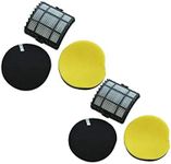 EZ SPARES 2 Pack Bissell 12118 Replacement Filter Pack for Powerglide Vacuum Cleaners Lift Off Filter Kit Compare to Vacuum Hepa Part Attachment 160-1972, 160-1973, 160-1974, 1601974, 1603437, 2763,