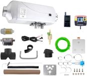 Ruiangaore Diesel Heater 9kW 12v Heater for Campervan with Large Aluminium Body, 2-way Remote Control LCD Display, Campervan Heater with Auto Thermostat, 12v Diesel Heater for RVs ，Trucks, Ships