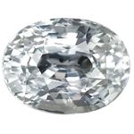 Astro Cart Natural White Sapphire Stone 5 Carat/5.75 Ratti Certified Precious Shvet Pukhraj Oval Shape Gemstone श्वेत पुखराज White Pukhraj Stone Original Certified for Men Women