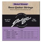 Johnny Brook Set Of 4 Nickel Wound Bass Guitar Strings (Medium Gauge)