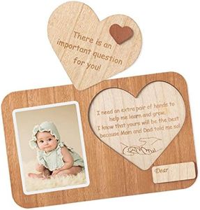 Luiqs Vens Godparents Proposal Gift Picture Frame, Will You Be My Godparents Photo Frames Announcement Gift from Godchild, Wooden God Parents Ideas Baptism Christening Christmas