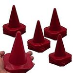 Blue Dot Trading Agility Cones, 20-Pack 4-Inch, Red RC Cones