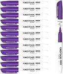 Fine Tip Dry Erase Markers - 12 Pack Purple Fine Point ThinWhiteboard Markers Bulk, Low Odor Dry Erase Markers for Office Classroom School White Board