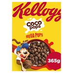 Kellogg's Coco Pops Mega Pops Chocolate Breakfast Cereal 365g