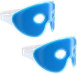 Navaris Set of 2 Gel Eye Masks - 2x Reusable Eye Masks for Hot/Cold Use