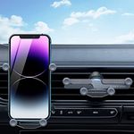 xuenair Kfz-Handyhalterung, Lüftungsschlitz-Handyhalterung für Auto, automatische Freisprecheinrichtung, Autohalterung für iPhone 11/12/13/14 Pro Max Fahrzeug – Schwarz