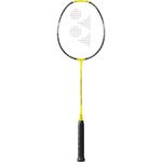 YONEX NANOFLARE 1000 Play Badminton Racquet|4U 5G|Lightning Yellow|Smash Speed|Medium Stiff|AERO Frame|Explosive Sonic Flare System|Head Light| Developed by Japan