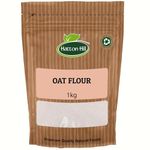 Oat Flour 1kg by Hatton Hill, Low-Carb Oat Flour with Protein & Dietary Fiber, Vegan, for Baking, Cooking & More, Non-GMO