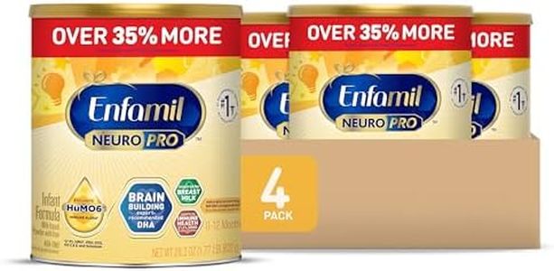 Enfamil NeuroPro Baby Formula, Milk-Based Infant Nutrition, MFGM* 5-Year Benefit, Expert-Recommended Brain-Building Omega-3 DHA, Exclusive HuMO6 Immune Blend, Non-GMO, 113.2 oz​