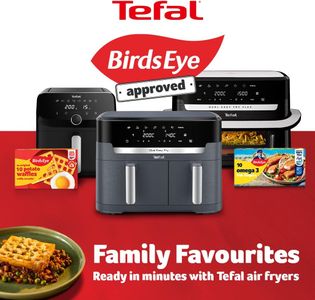Tefal XXL Dual Air Fryer 11L – Large Capacity Healthy Frying