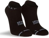 Hilly Socks, Active - Socklet - Zero Cushioning, Black/Grey S