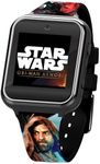 Accutime Star Wars Kids' Learning Touchscreen Smart Watch - Educational Interactive Toy with Games, Camera, Alarm, Pedometer & Changeable Faces (STW4070AZ)