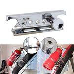 (1 Year Warranty )Chrome Quick Release Adjustable Fire Extinguisher Mount Compatible with Jeep Wrangler UTV Polaris RZR Ranger Camper Van with Pillar