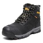 DEWALT Men's Bulldozer Waterproof, Steel Safety Toe Work Boot, Black, UK12 (EU46)